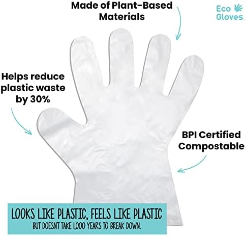 Еко-ръкавици, компостируемые на растителна основа, екологично чисти ръкавици за готвене и почистване