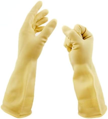 За многократна употреба домакински ръкавици SXJART повишена дебелина? гумени водоустойчиви кухненски ръкавици за миене