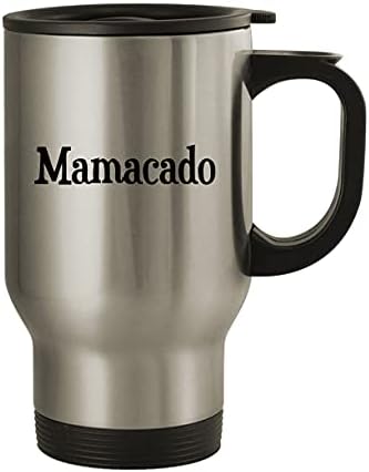 Molandra Products Mamacado - Пътна Чаша от Неръждаема Стомана с тегло 14 грама, Сребрист