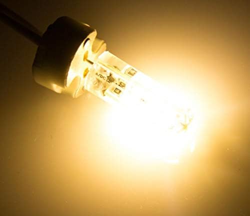 Светодиодна крушка G4 3 W, Led лампа топло бяла led царевичен лампа, Двухконтактное основа G4, 48 led за таван тела на домашната кухня, 3 W (еквивалент, халогенни 20 W), Без регули