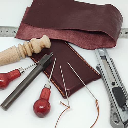 Чанта-кобур от естествена кожа за Честта 8A Pro, Калъф за вашия телефон ръчна изработка от естествена кожа, Изработен по поръчка Кожен Калъф-чанта за носене, Вертикалн