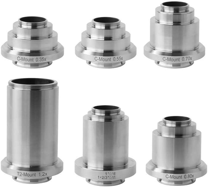 Аксесоари за микроскоп Тринокулярный Микроскоп C Монтиране Адаптер 0.35 x 0.5 X 0.7 X 0.8 X 1x 1.2 X C Монтиране Адаптер за камера и Лабораторни консумативи (Увеличение: 0.55 X)