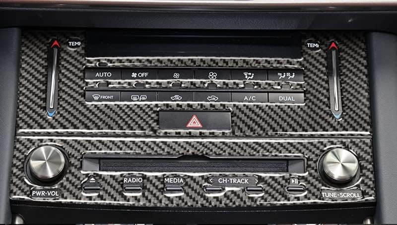 Нови калъфи за CD-та, изработени от въглеродни влакна, съвместими с Lexus is 2013-2020 IS200t IS250 IS300 IS300h IS350