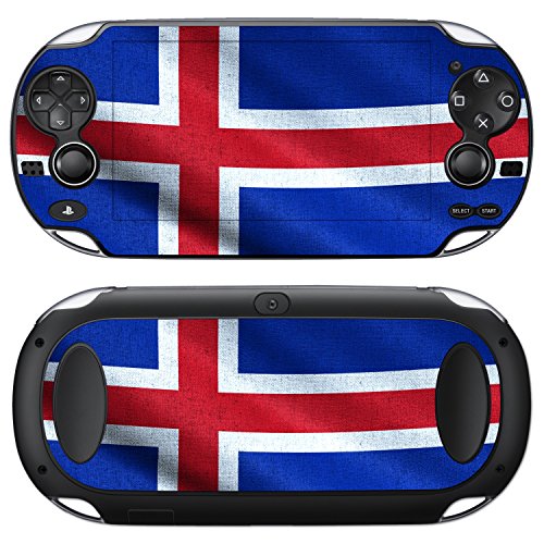 Стикер-стикер на Sony PlayStation Vita Design Skin знаме на Исландия за PlayStation Vita