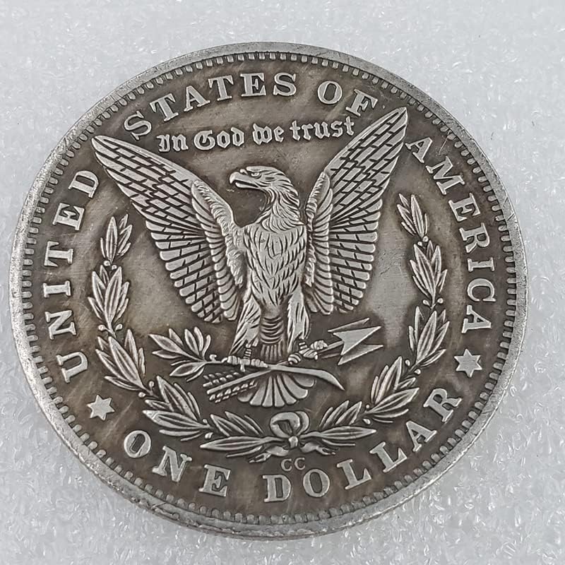Старинни Занаяти Сърце Излезе извън контрол си бездомна Монета Сребърен Долар Антични Детска колекция Диаметър 38 мм #2975