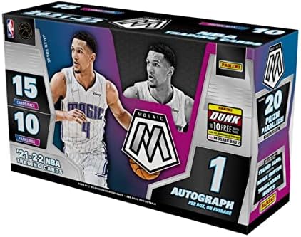 2021-22 Баскетболно Скоростна Панини Mosaic Hobby Box - 10 X