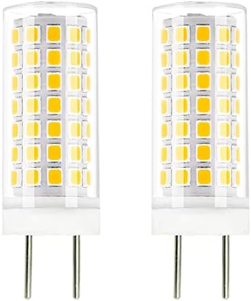 Led лампи G8 с регулируема яркост 7 W, еквивалентен на халогенна лампа G8 70 W-75 W, Двухконтактное основата на G8 тип T4 JCD, лампа G8 ac 120 В, Дневна светлина, бяло 6000 К за осветлен?