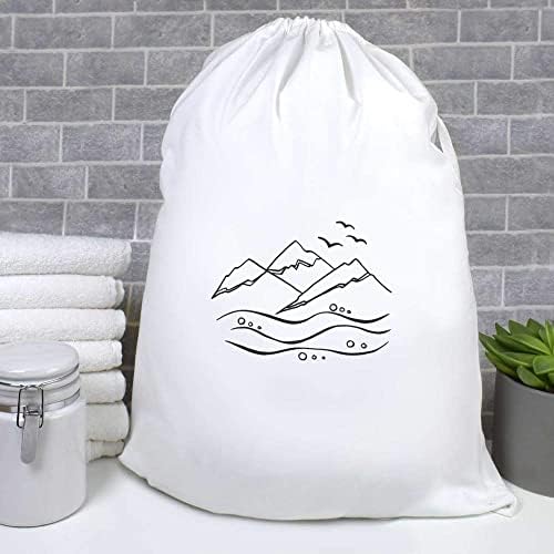 Чанта за пране и съхранение на бельо Azeeda 'Mountains & Birds' (LB00022355)