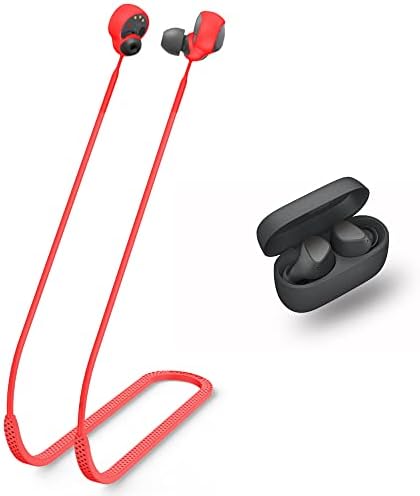 каишка smaate със защитата от загуба на, съвместим с безжични слушалки Jabra Elite 3, мек силиконов кабел за защита от падане по време на спортни занимания