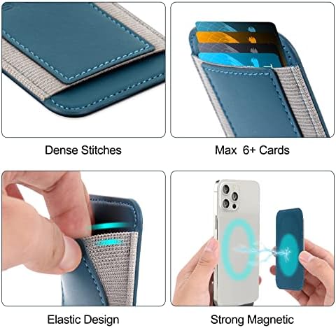 Притежателят на портфейла с магнитни карти за Apple Magsafe Магнитен портфейл за iPhone 12, Чантата Magsafe за iPhone