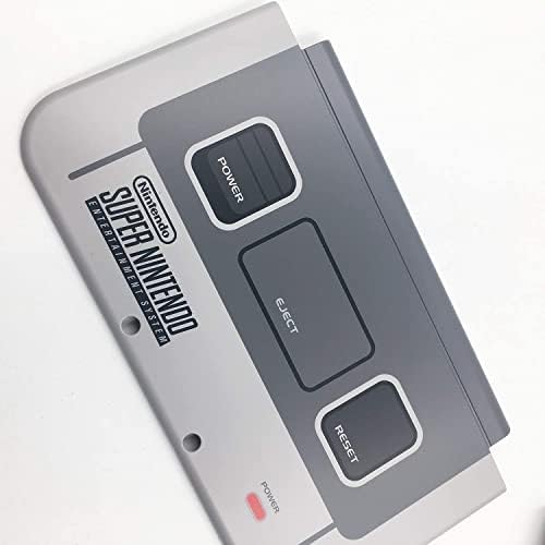 Limentea Предната и Задната Лицева Панел Плоча на Горната и Задната част на Кутията на Корпуса на Отделението за батерията Калъф за Новия 3DS XL ЩЕ 2015 SNES Ограничена серия