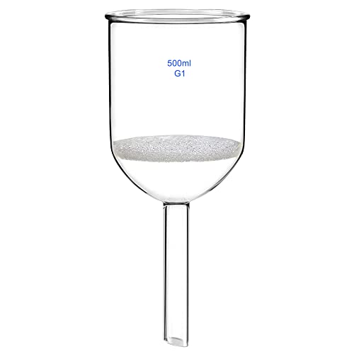 Филтър Бюхнерова фуния с голяма фриттой (G1), Боросиликатное стъкло (за 1000 мл)