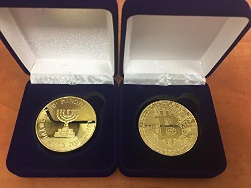 Златна Биткойн Айде Кръг са подбрани монета Малко Монета е от Позлатени монети