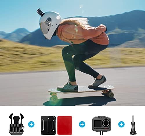 Комплект екшън-камера AKASO EK7000 и скейтборд