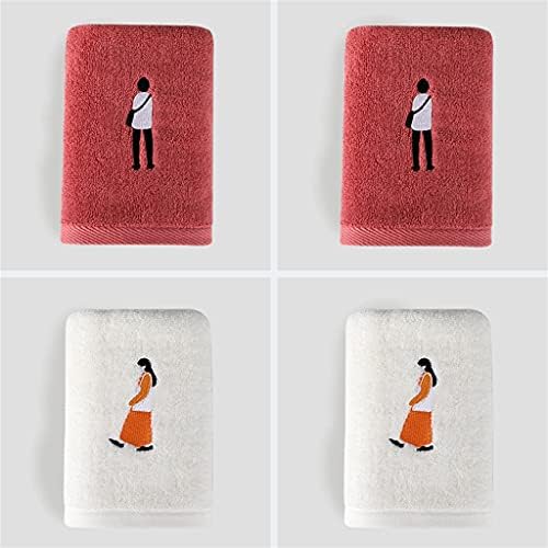 Кърпи от чист памук TAZSJG, 4 Разноцветни кърпи за миене на лице, Домакинство, Женски и мъжки, Тънка Пара Абсорбираща