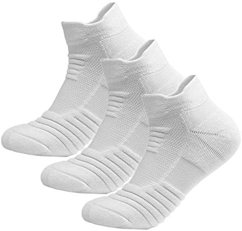 Мъжки Спортни Компресия Чорапи за Глезените LALUNA BRIDE, 3 чифта В опаковка за футбол и Баскетбол, Джогинг