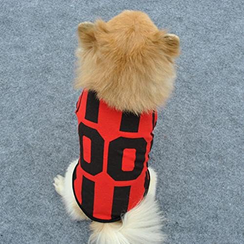 Тениска за кучета от 3 предмети, Мека и Удобна Отбор по Футбол на Майк, Дишаща Спортна Форма за Кучета, Жилетка за Малки Кучета