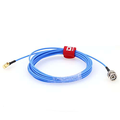 Изпитване на кабел на сензора за ускорение DRRI BNC конектор 10-32 UNF Microdot с конектор сензор за вибрация (1 М /39 инча) (BNC-M5, 60 см / 24 инча)