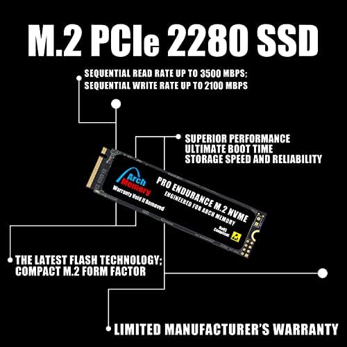 Подмяна на памет Arch за Dell SNP228G44/1 TB AC037409 1 TB M. 2 2280 PCIe (4,0x4) Твърд диск NVMe за Alienware Aurora R13