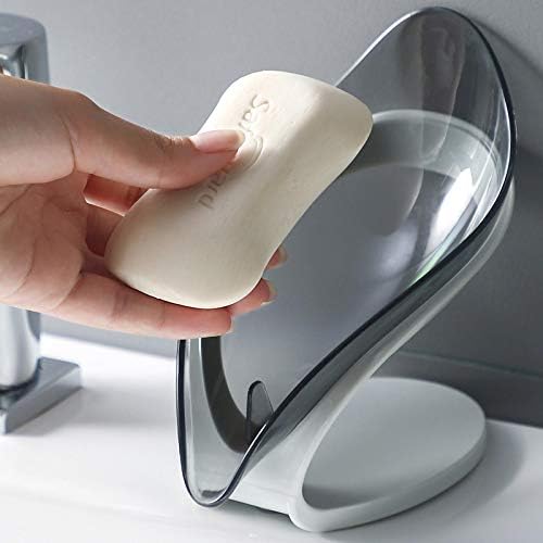 XIARIA Leaf препарат за съдове Креативна Поставка за сапун на Дренажна Сливи за Тоалетна без Удар Полк за сапун, препарат