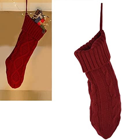 Пилипановые Възли Коледни Окачени Чорапи, Коледни Чорапи, Персонални Коледни Чорапи, за Момичета И Момчета, Коледно Дърво,
