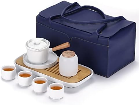 ZLXDP Чай Кунг-фу Хол Керамични Чай Тава За Варене на Сухо Малък Набор от Чайника Чаша Подаръци