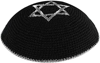 Качествена вязаная шапчица Zion Judaica на Едро е опакован в Куп или в отделни Бала, в комплект включва Безплатни скоби