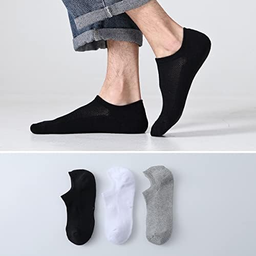 Мъжки чорапи Marchare No Show, Дамски Памучни Невидими Чорапи-Маратонки С Дълбоко деколте и Противоплъзгаща се дръжка,