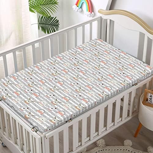 Детска Тематична Чаршаф за легло, Стандартен Чаршаф за матрак за легло от Ултра Мек материал -Бебешки Кърпи за момичета