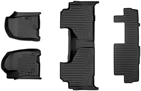Комплект подови изтривалки SMARTLINER 3 броя, Съвместими с Chevrolet Suburban/GMC Yukon XL 2021-2023 години на освобождаването със седалка 2-ри ред