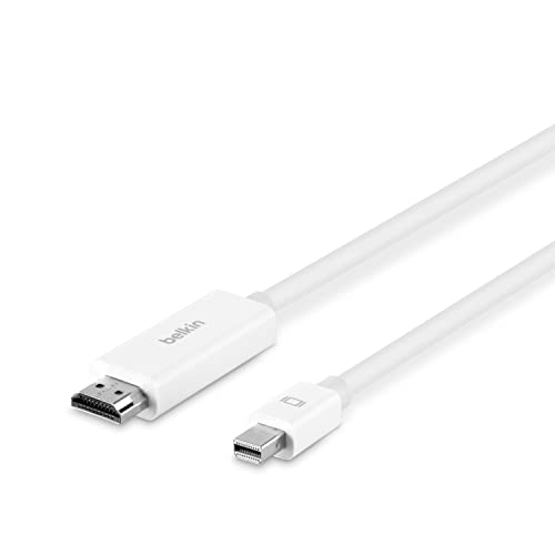 Кабел Belkin 4K Mini DP-HDMI за MacBook Air/Pro, Surface Pro/докинг станция, монитор, проектор и много Други