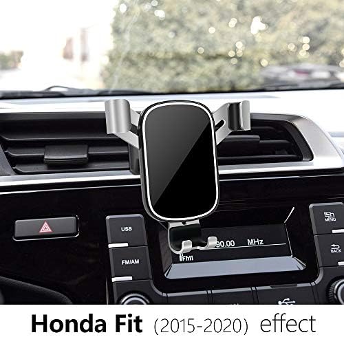 Кола номер LUNQIN за 2015-2020 Honda Fit [Големи телефони с удобен калъф] Автоаксесоари Навигация Скоба Декорация на Планина за мобилен телефон с огледало