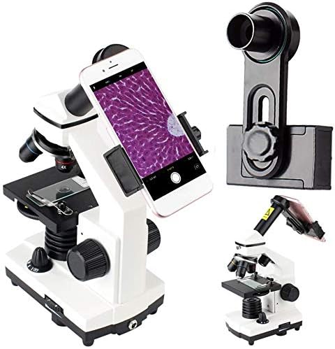 Адаптер за камера микроскоп, за да смартфон - Актуализиран адаптер за обектив микроскоп, за тръба фокусиращ микроскоп 23,2 мм с окуляром WF 20x - Запечатлевайте красотат