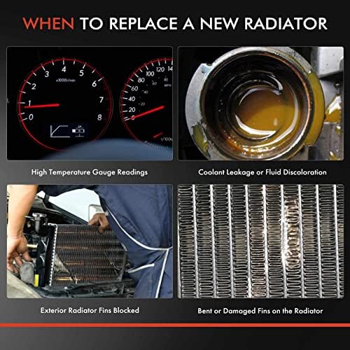 Радиатор за охлаждаща течност на двигателя премиум-клас с радиатора на трансмисионния на масло, съвместим с Kia Sephia