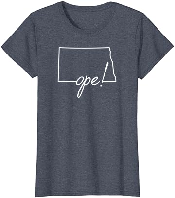 Тениска Ope от Северна Дакота Забавна Фраза от културата на Средния Запад С Надпис G