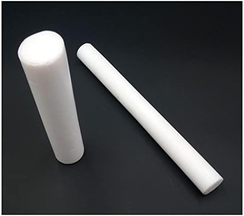 Бял прът от политетрафторэтилена, екологично чист нетоксичен пластмасов прът от PTFE Направи си сам /прът от PTFE с диаметър