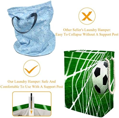 Спортен Футбол Футболни Големи кошове За пране и Чанта За Съхранение на Мръсна Кърпа Кошница с Дръжки Сгъваеми Кутии