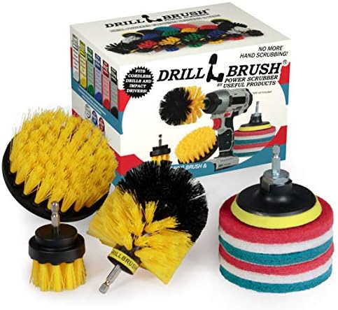 Комплект четки Drillbrush Power Scrubber - Дюза за бормашини - Приложение за фугиране - Приложение за фугиране - Дюза