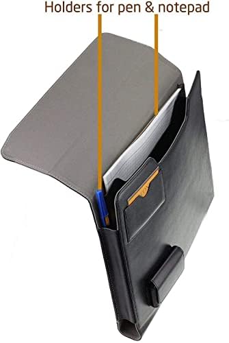 Черен кожен калъф-за награда Broonel - Съвместим с 14-инчов преносим компютър Lenovo ThinkPad X1 Yoga (5-то поколение)