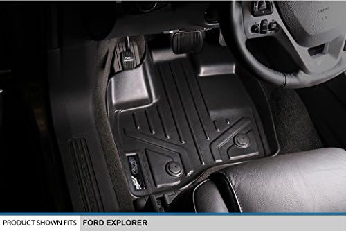 Мат етаж MAX liner четки Custom Fit за някои модели на Ford Explorer - (Черен)