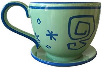 Disney Parks Exclusive - Керамични Кафеена чаша - Чаша за Лудия чаено парти Алиса в Страната на Чудесата с Блюдцем -