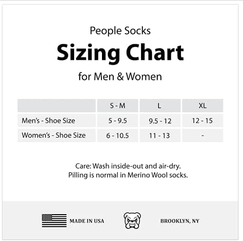 Чорапи за бягане от мериносова вълна People, Компресия, за една четвърт от глезена, Спортни, Направено в САЩ, 3 Чифта