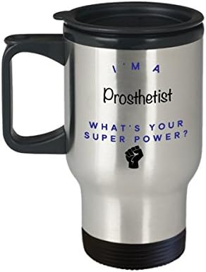 Чаша за пътуване с Протезистом, аз Протезист, Какво е Суперсили? Забавни Чаши За Кафе За Кариера, Идея За Подарък За Мъже И Жени-Колеги