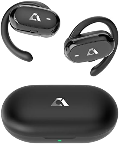 Безжични Слушалки Lavales с отворени уши Bluetooth 5.3 за Android и iPhone, Спортни слушалки с отворени уши, двойни 16,5 мм и динамични водачи с микрофон, 15 часа възпроизвеждане за тре