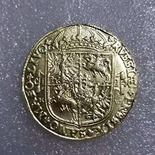 QINGFENG Антикварное Занаят Полска Златна Възпоменателна монета #1394