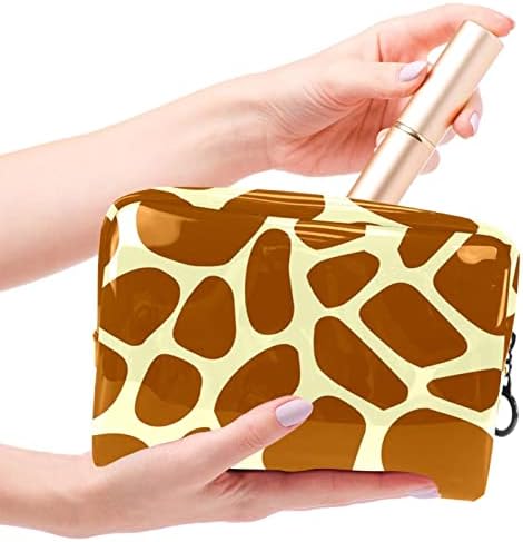 TBOUOBT козметични чанти за Жени, Косметичка За Пътуване, Органайзер За Аксесоари, Cartoony Модел под формата на Жираф