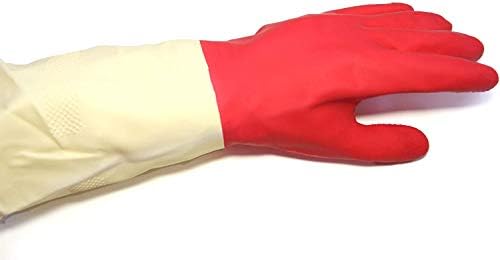 Гумени ръкавици за миене на съдове Carnation - Ръкавица за почистване на кухня, без латекс, Непромокаеми ръкавици за