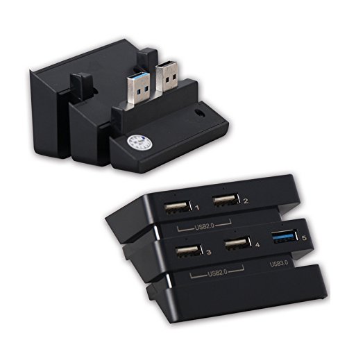 Feicuan USB 2.0 и 3.0 от 5 Порта Център Игрална Конзола удължителен кабел Адаптер за PS4 Pro