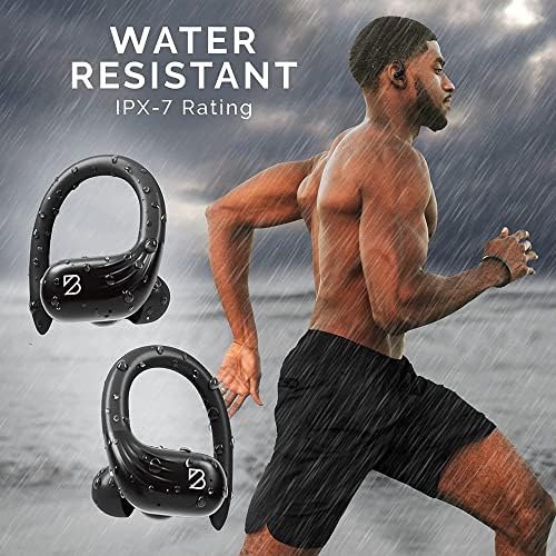 Безжични спортни Bluetooth-слушалки Back Bay Tempo 30 и Runner 60 за джогинг, водоустойчиви слушалки с дълъг живот на батерията, ушни куки и дълбоки бас