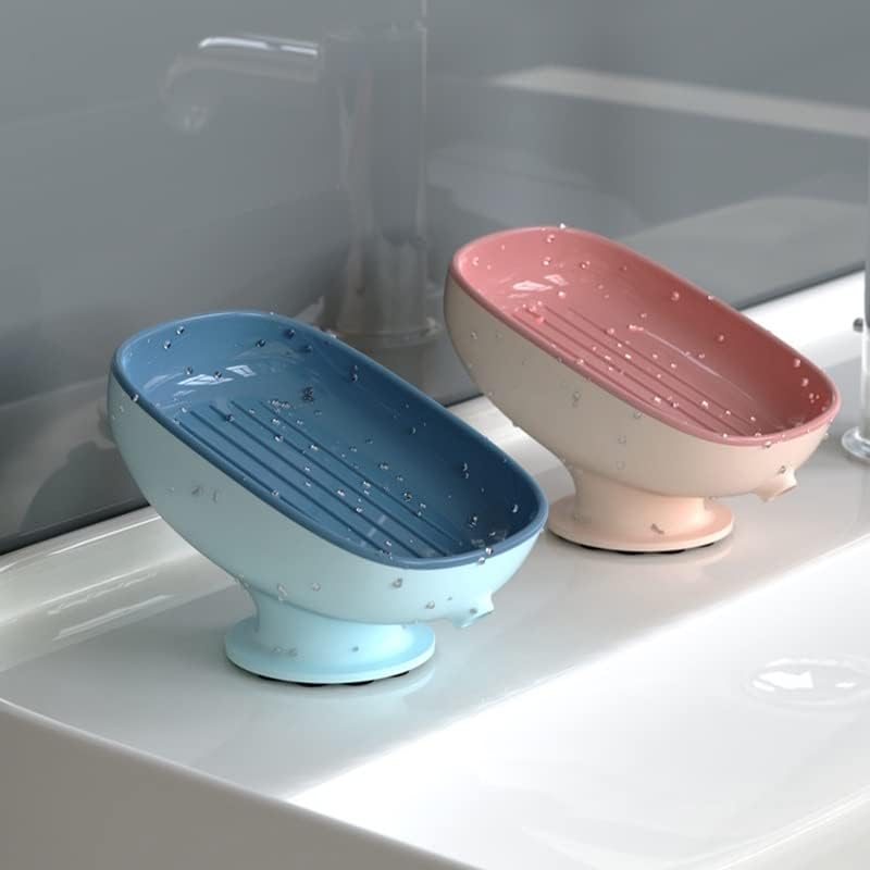 ZCMEB препарат за съдове с източване на водата за Банята на Притежателя на сапун Kithcen Притежателя Гъба Контейнер за сапун Аксесоари (Цвят: E, Размер: 13 * 8.8 * 8.6 СМ)